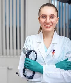 Doctor consulting patient
